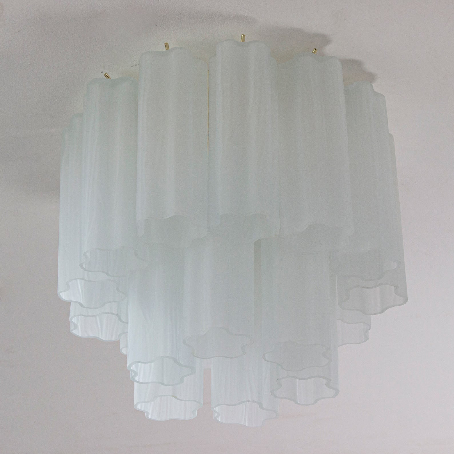 Murano White Tronchi Taklampe
