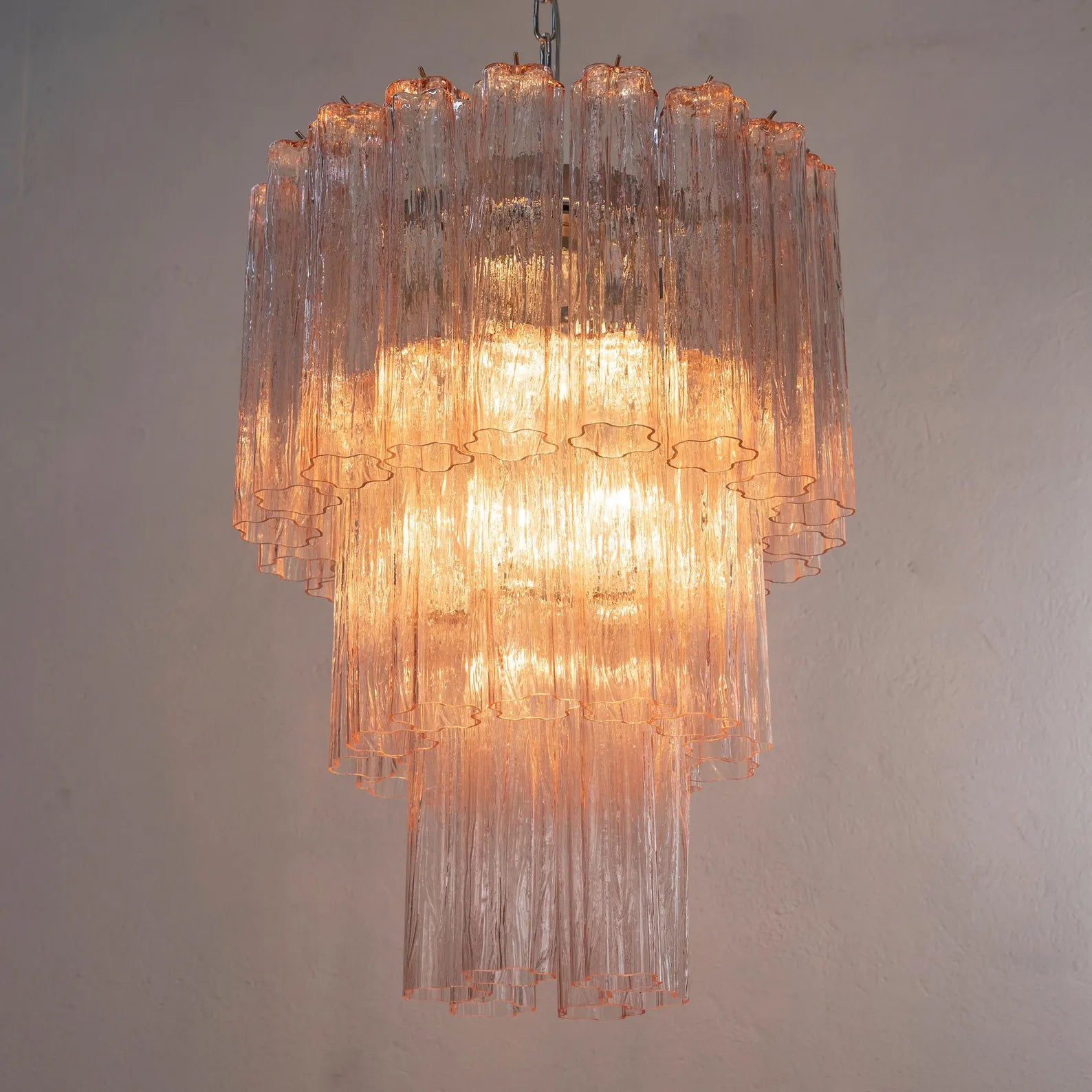 Murano Cipria Tronchi Chandelier Ø65 - 48 Tubes