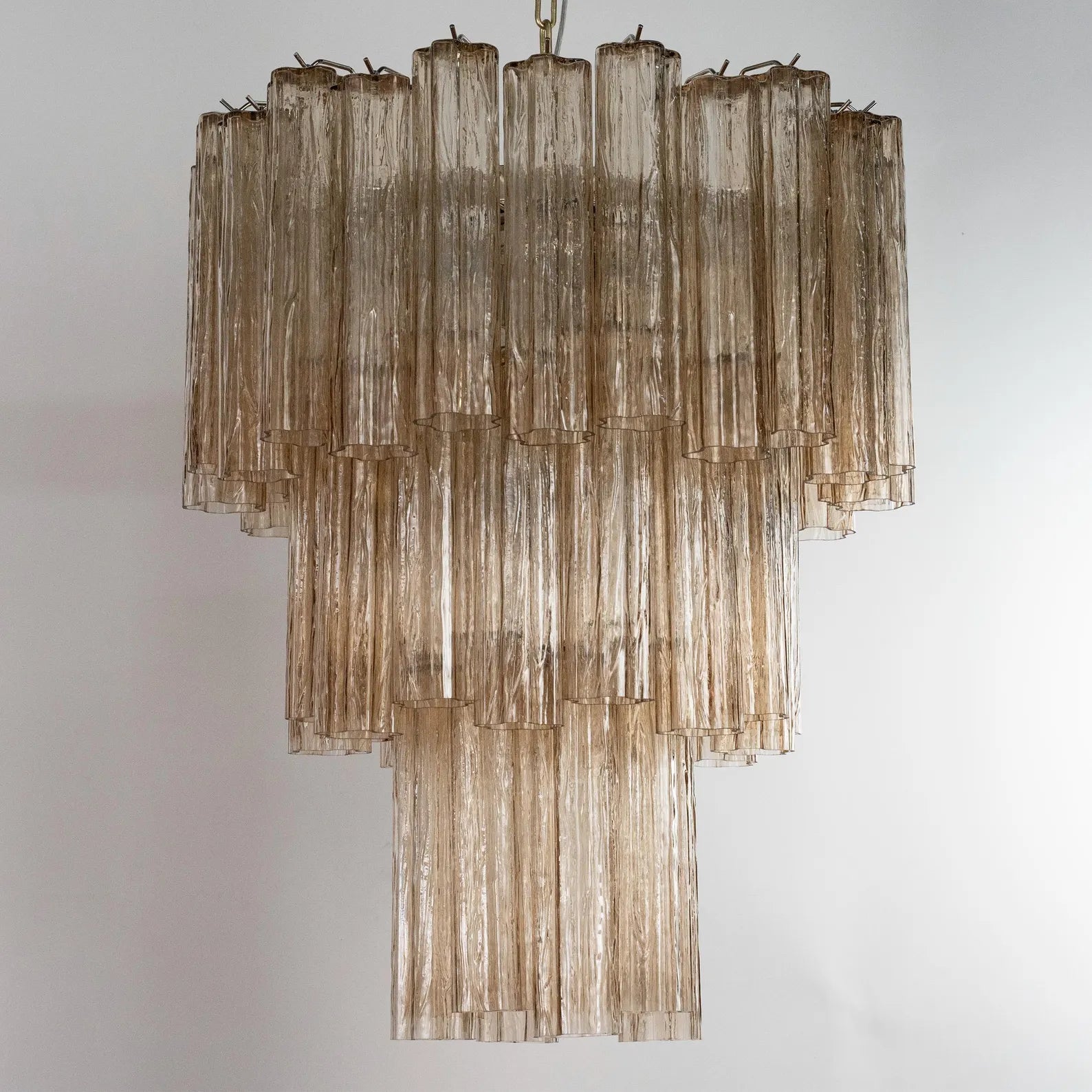 Murano Smoky Tronchi Chandelier Ø65 - 48 Tubes