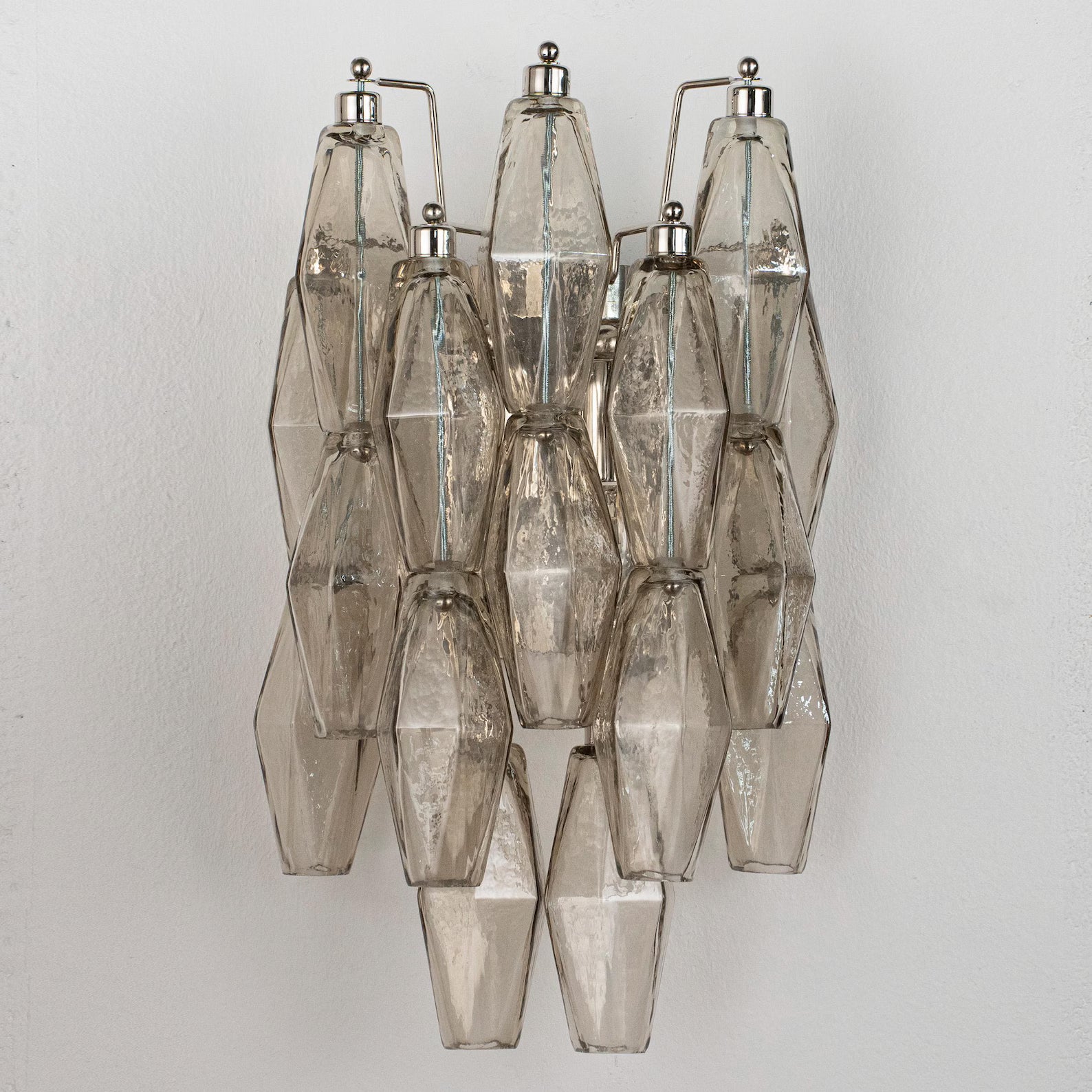 Murano Poliedri Wall Sconce – Fumé