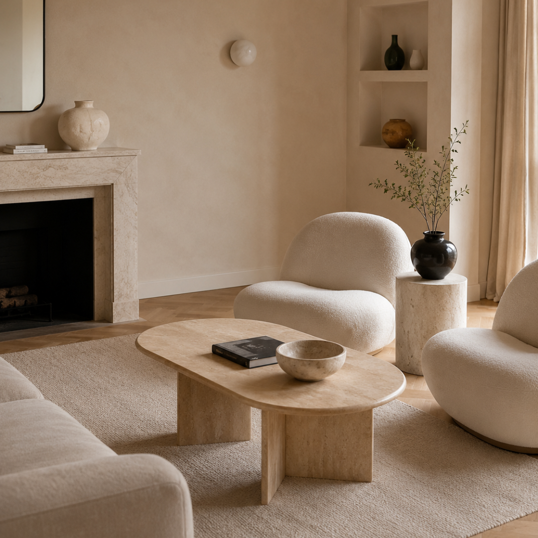 Numa Travertine Coffeetable