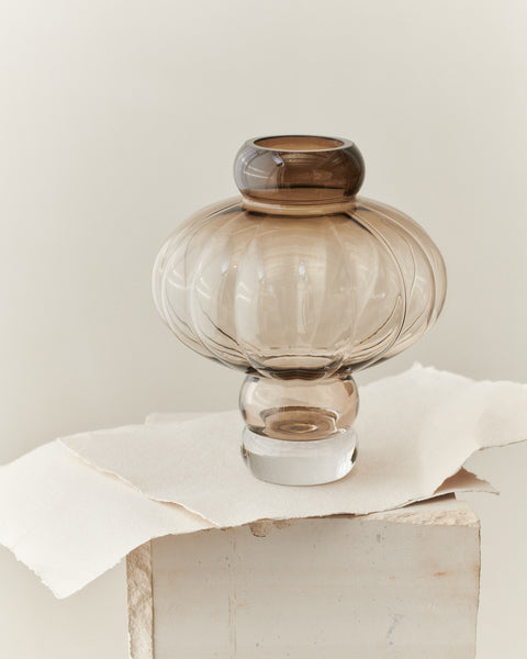 Balloon Vase 08 30cm Smoke