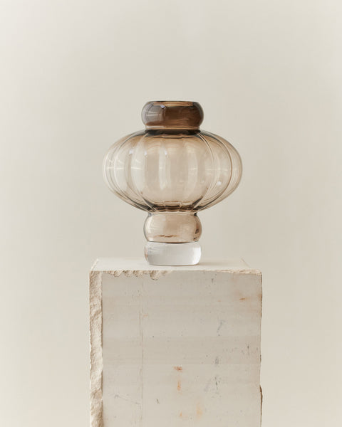 Balloon Vase 08 30cm Smoke