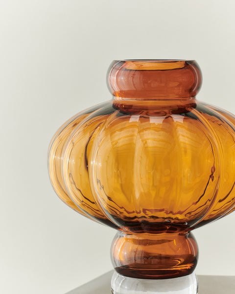 Balloon Vase 08 30cm Amber