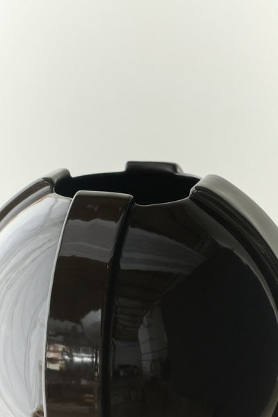 Vinci Vase 01 29cm Dark Brown