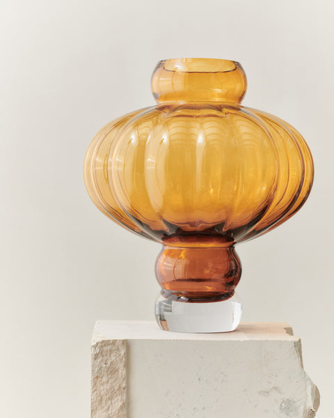 Balloon Vase 08 30cm Amber