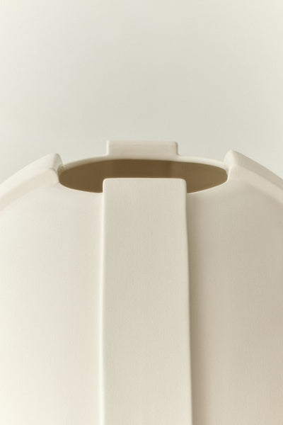 Vinci Vase 01 29cm Raw White