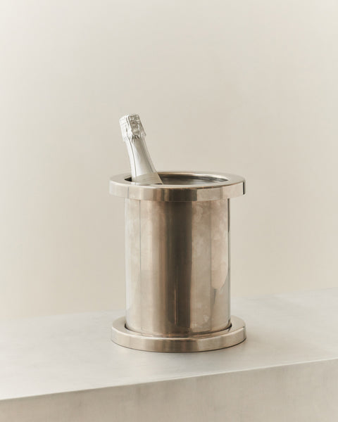 Metal Wine Cooler Square Edge